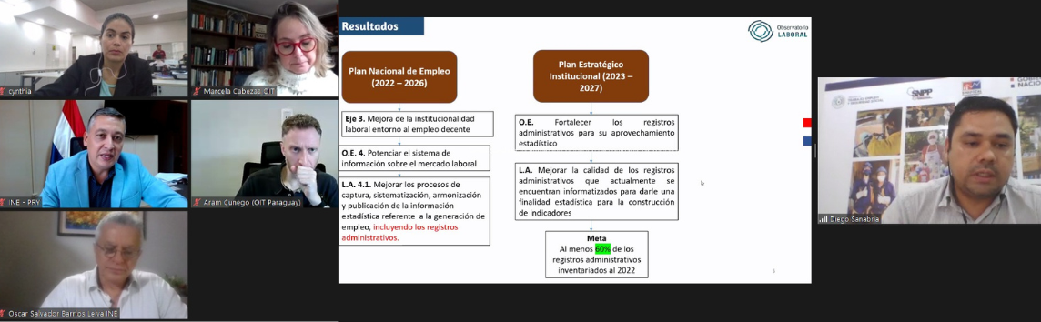 El INE y el MTESS coordinan acciones en torno al mejoramiento de los registros administrativos con fines estadísticos